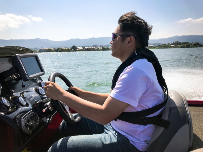 バスボート　中古　琵琶湖